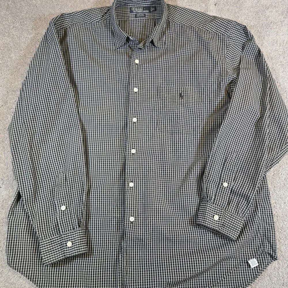 Polo Ralph Lauren Marlowe Long Sleeve Button‎ Down 100% Cotton Pony Logo Size XL